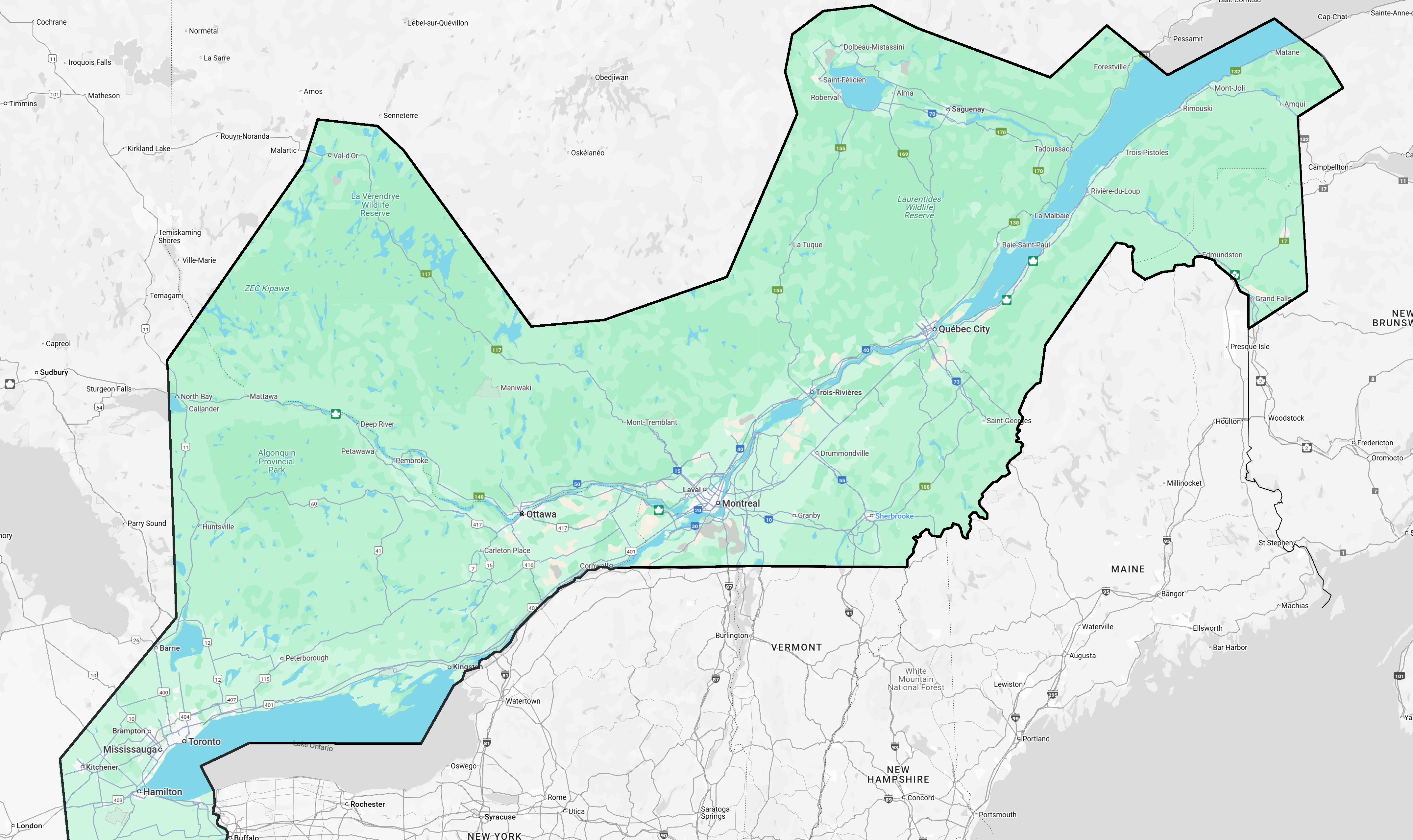 Chamberlin Movers Service Area